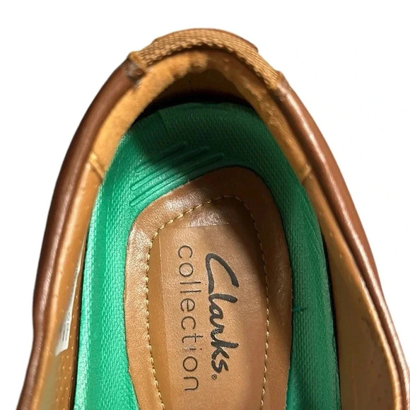 Clark’s. Clarkslite low Shoes, men NEW,leather,size 9W and 9.5W,Oxford ,brown - Picture 7 of 13